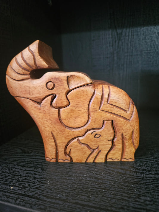 Elephant Puzzle Box