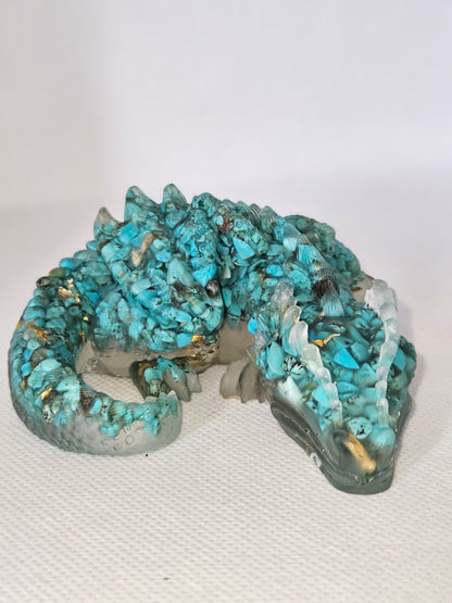 Turquoise Sleeping Dragon